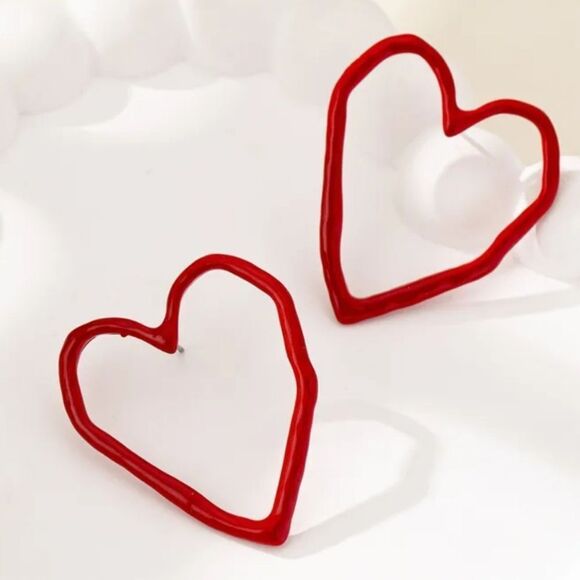 New DOLLS KILL open heart stud earrings - Picture 3 of 8